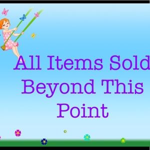 Only Sold Items Below